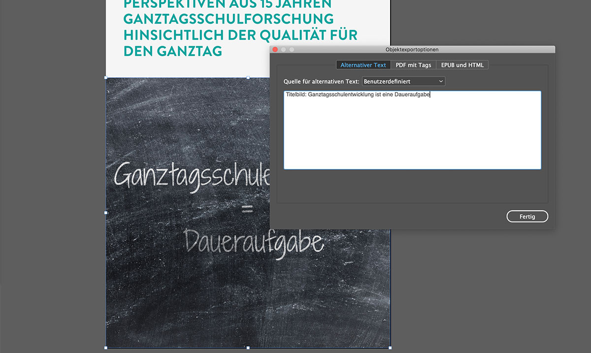DIPF In Artikel objektexport