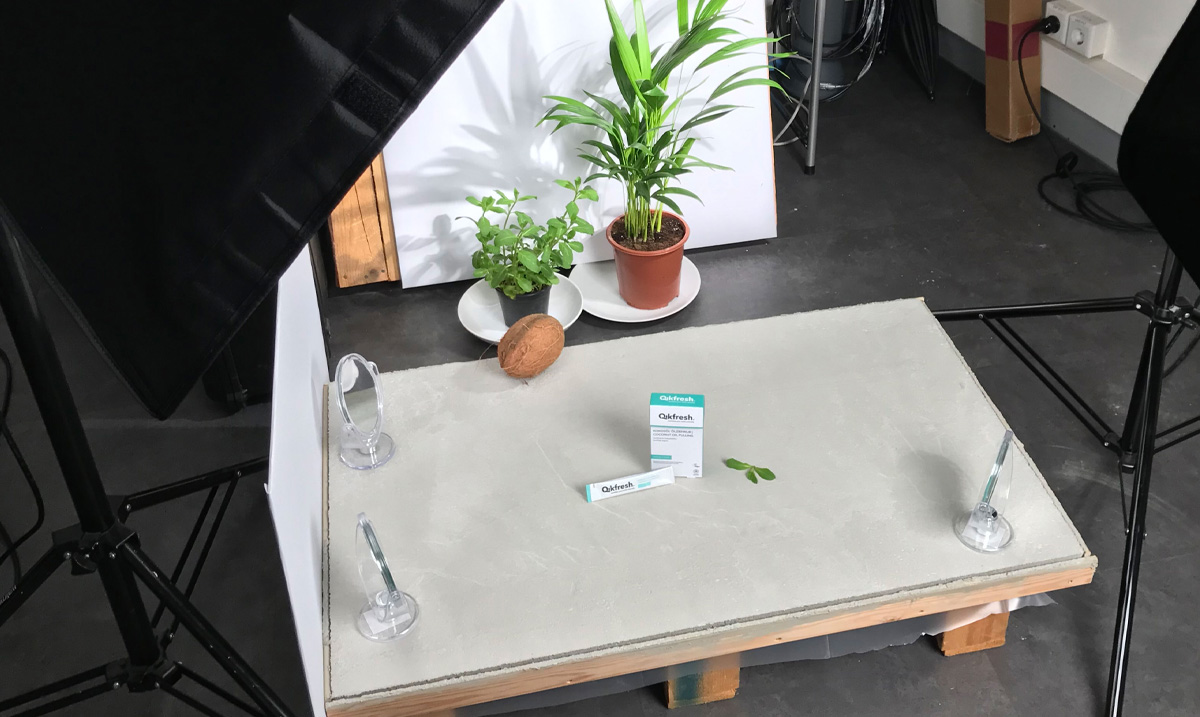 Qikfresh making of shooting Aufbau