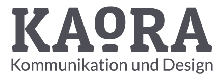 Kaora Design Agentur Frankfurt Logo Grau Mobile