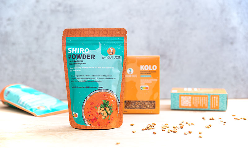 Packagings für original afrikanische Spezialitäten