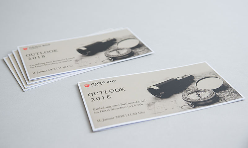Grafikdesign für die ODDO BHF Aktiengesellschaft